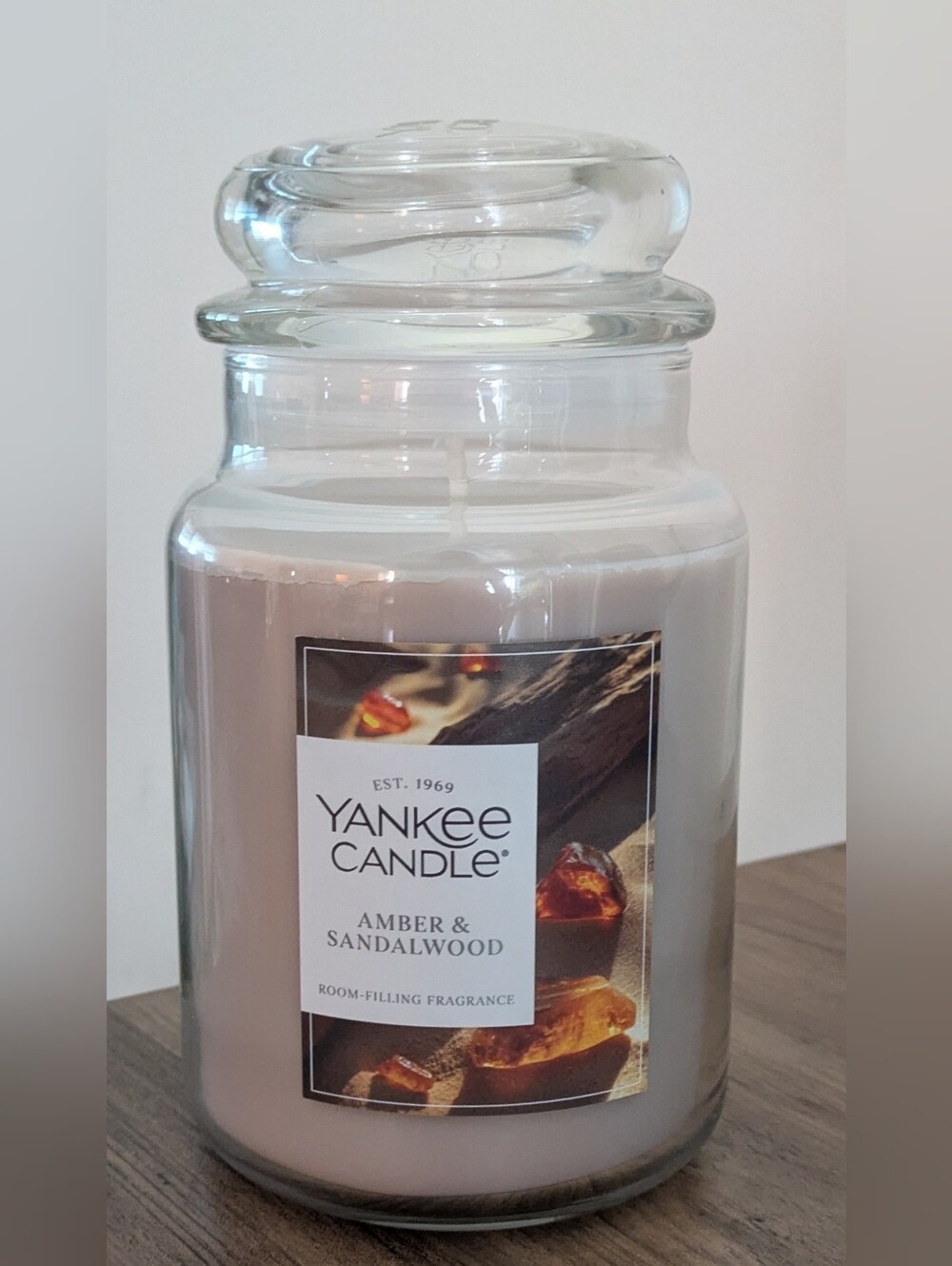 Amber & Sandalwood Yankee Candle Large 22 oz Jar
